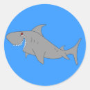 Search for cartoon shark stickers Sea