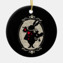 Search for white rabbit ornaments Alice
