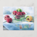 Recherche de vert pomme cartes postales Aquarelle