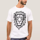 Search for black white lion tshirts Leo