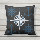Search for black and navy pillows Nautical