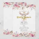 Search for deer bridal shower invitations Boho