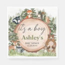 Search for woodland napkins Boy
