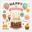 Search for adorable cute stickers Happy birthday