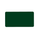 Search for dark green return address labels Colour