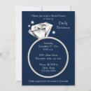 Recherche de diamant bleu invitations Simple