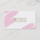Recherche de rose et blanc cartes visite Artiste