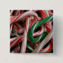 Search for candy cane square buttons Red