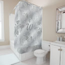 Search for silver stars shower curtains Grey
