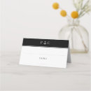 Search for nautical place cards Black and white