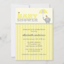 Search for yellow elephant baby shower invitations Modern
