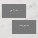 Search for grey business cards Hairdresser