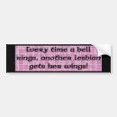 Search for funny lesbian bumper stickers Humourous
