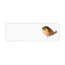 Search for sparrow return address labels Cute