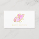 Recherche de papillons roses cartes visite Pour elle