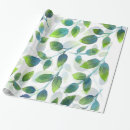 Search for aqua wrapping paper Leaves