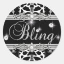 Recherche de bling bling autocollants Noir