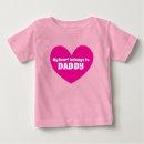 Recherche de daddy bébé tshirts Coeur