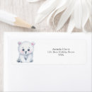 Search for polar bear return address labels Arctic