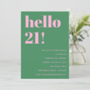 Search for milestone 21st birthday invitations Unique