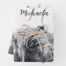 Search for portrait wrapping paper Black
