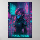 Search for pixel art posters Neon