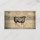 Search for sheep business cards Rustic
