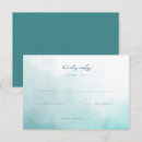 Recherche de bleu sérénité invitations Aquarelle
