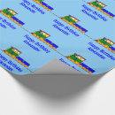 Recherche de anniversaire train papier cadeau Boy