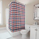Search for red white and blue shower curtains Plaid