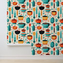 Search for retro wallpaper art Mid century