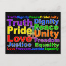 Search for truth postcards Freedom