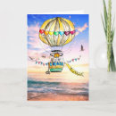 Search for hot air balloon valentines day cards Watercolor