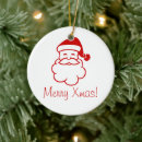 Search for santa claus face ornaments Merry xmas