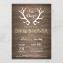 Recherche de antler baby shower invitations Forêt