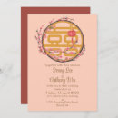 Search for double happiness wedding invitations Modern