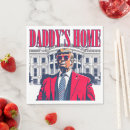 Search for patriotic napkins Red white and blue