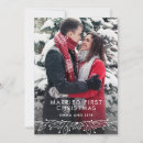 Search for first married christmas cards Botanical