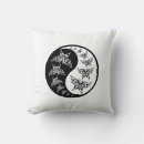 Search for yin yang pillows Black and white
