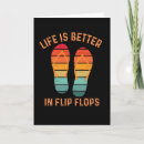 Search for flip flops cards Tropical