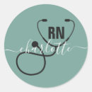 Search for registered nurse stickers Stethoscope