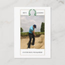 Recherche de golfeurs cartes visite Élégant