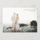 Search for handwritten save the dates Full bleed photo