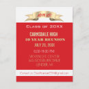 Search for 10 year school reunion cards invites 10th class reunion