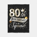 Search for 80th birthday blankets Minimal