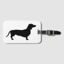 Recherche de dachshund luggage tags Doxie