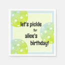 Search for pickleball napkins Party