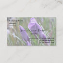 Recherche de fleurs de crocus cartes visite Violet
