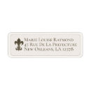 Search for fleur de lys return address labels France