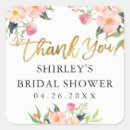 Search for gold bridal shower stickers Watercolor